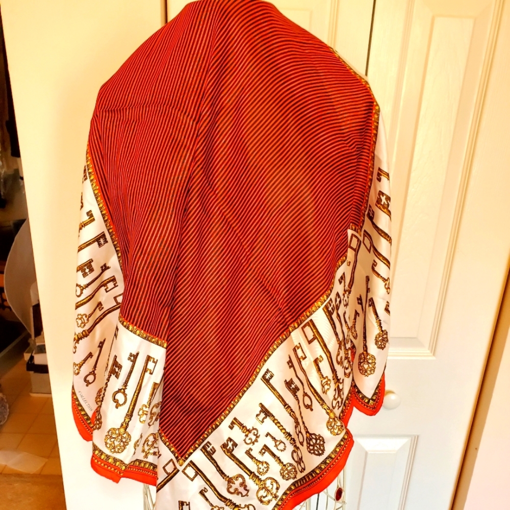 Collection XIIX silk scarf. 30- 31 inch square